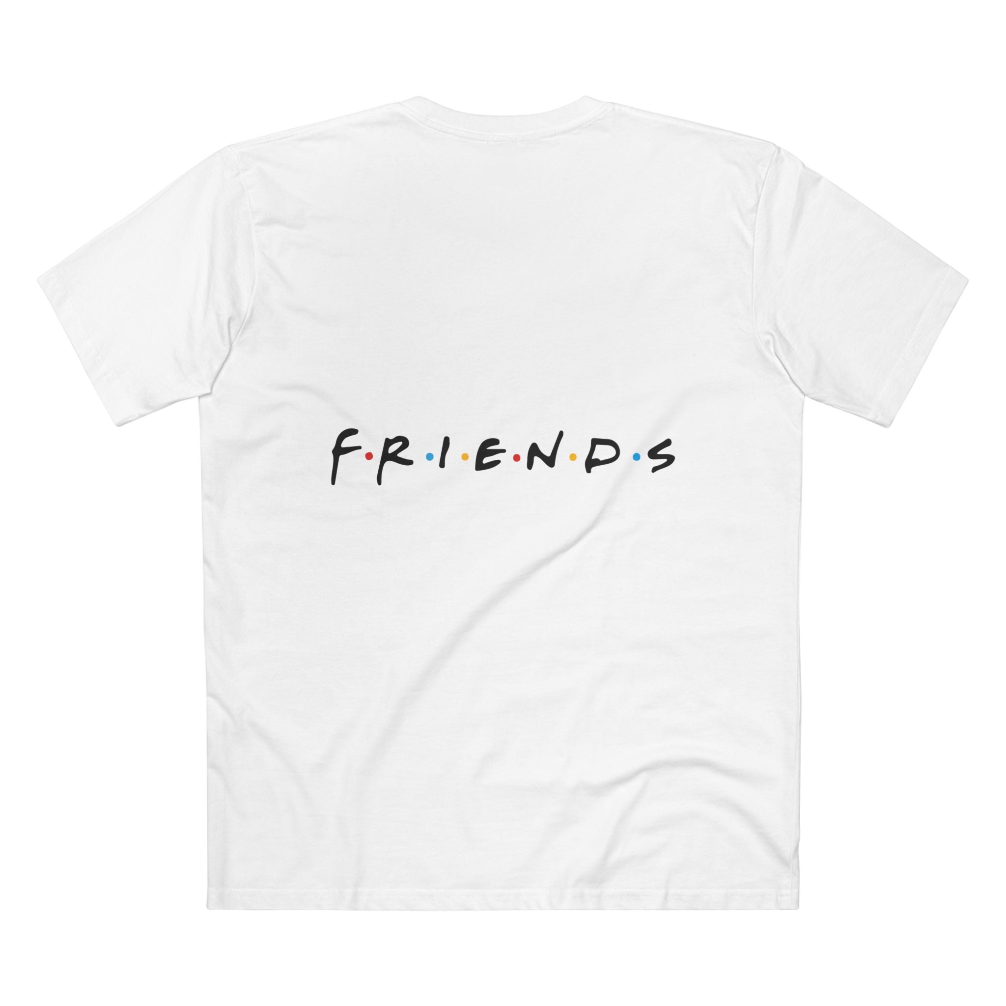 Friends TV Show Photo Tee - Retro Cast Polaroid T-Shirt