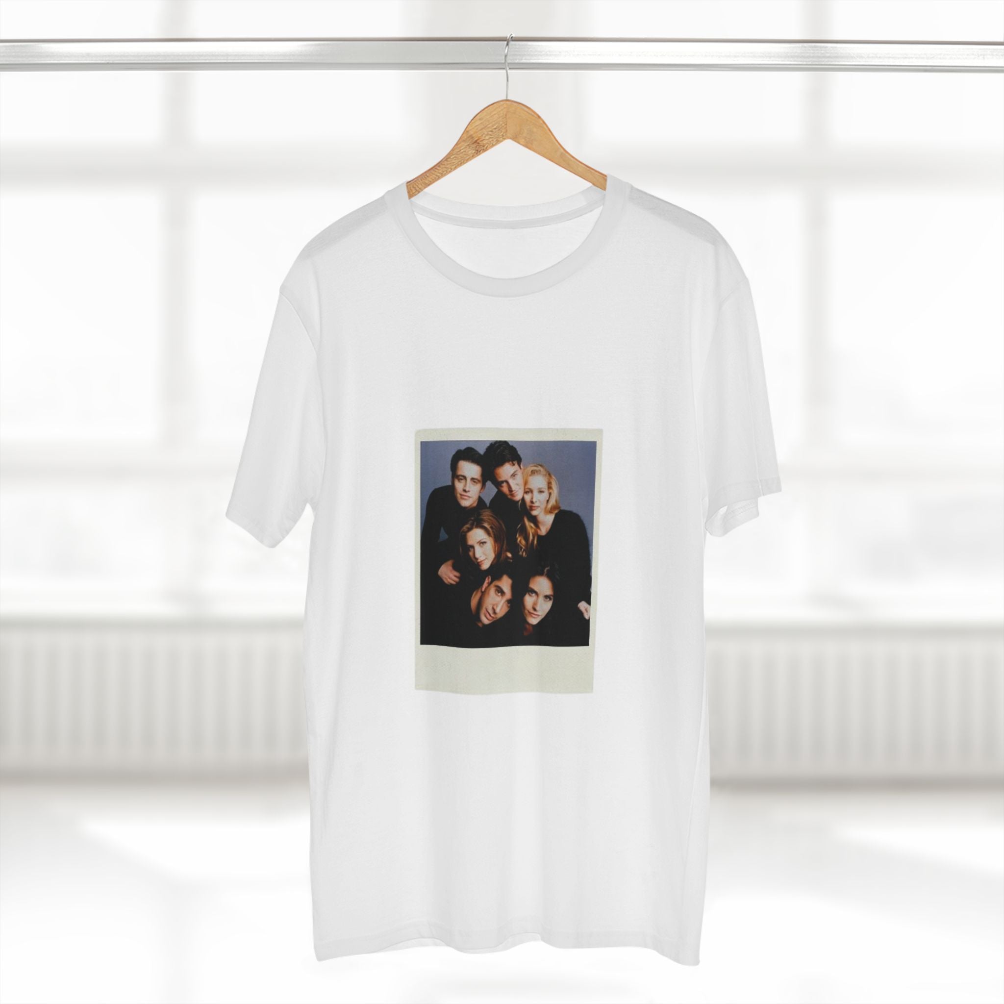 Friends TV Show Photo Tee - Retro Cast Polaroid T-Shirt