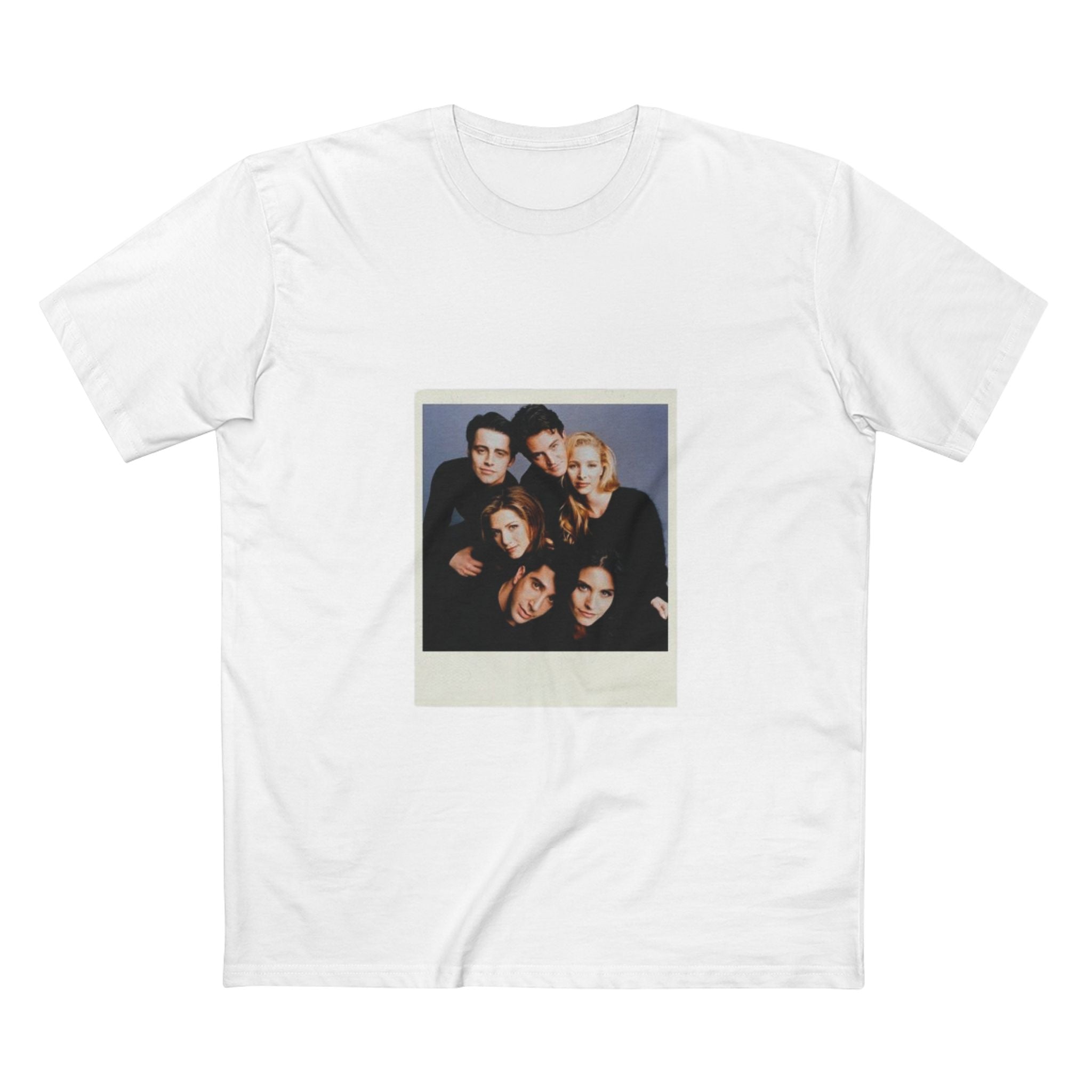 Friends TV Show Photo Tee - Retro Cast Polaroid T-Shirt