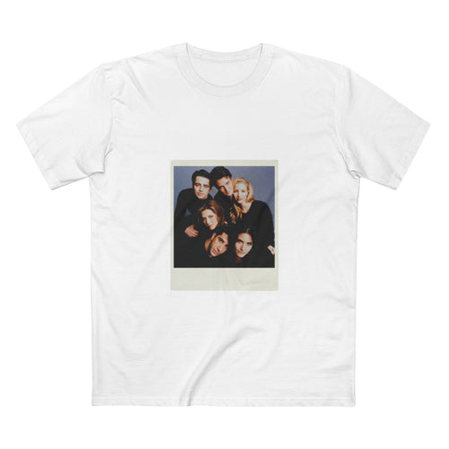 Friends TV Show Photo Tee - Retro Cast Polaroid T-Shirt