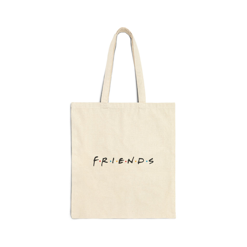 Friends TV Show Canvas Tote Bag — Cast Illustration Cotton Tote
