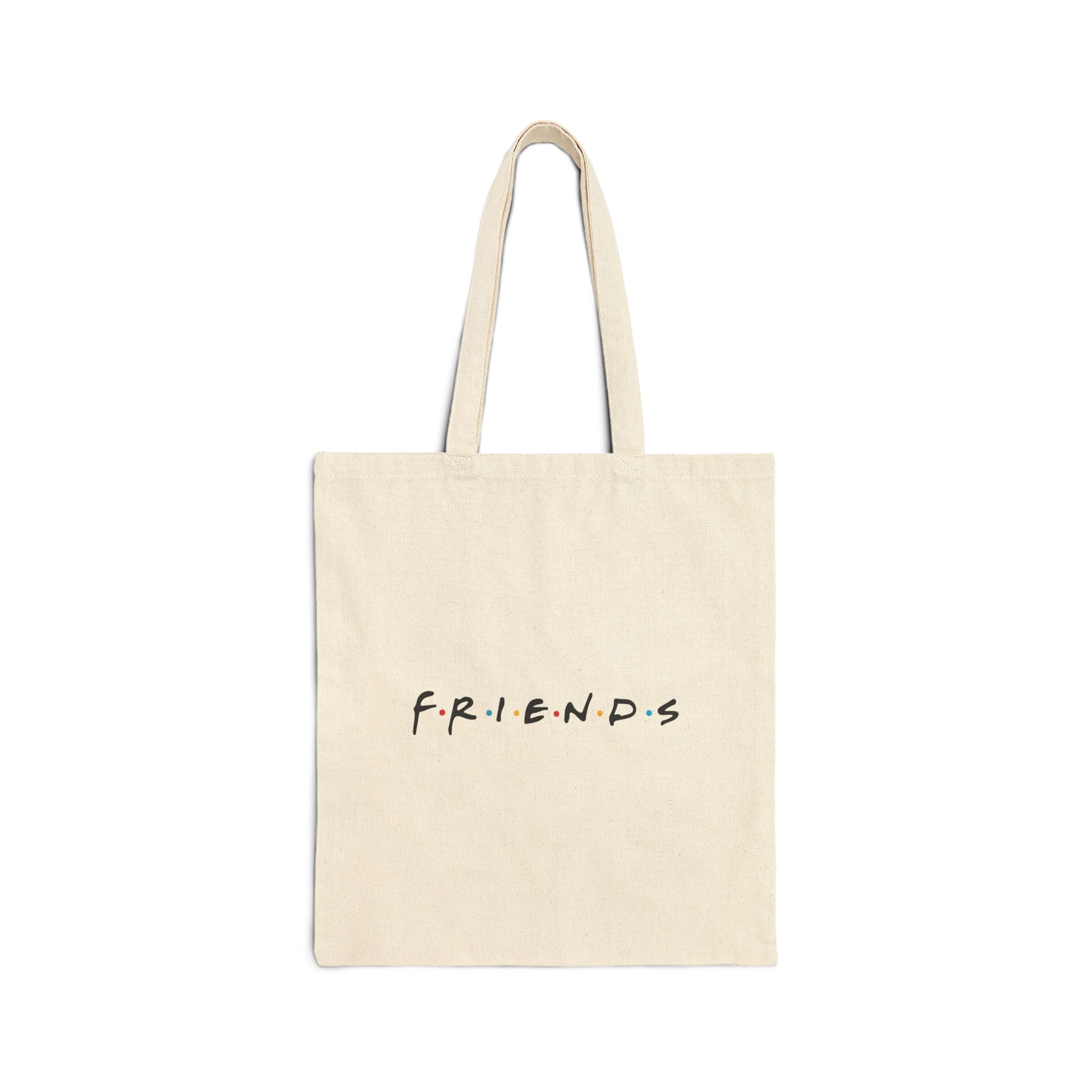 Friends TV Show Canvas Tote Bag — Cast Illustration Cotton Tote
